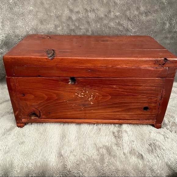 Solid Wood Hand Crafted Jewelry Keepsake Box - Picture 2 of 11